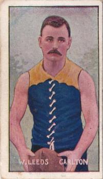 1905-06 Sniders & Abrahams Standard Cigarettes VFL (Series B) #NNO Billy Leeds Front